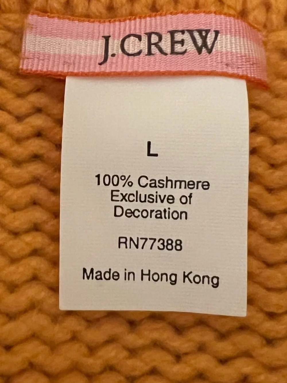 NWOT J.Crew 100% Cashmere Chunky Shawl Collar Cardigan Sweater - Men's Large